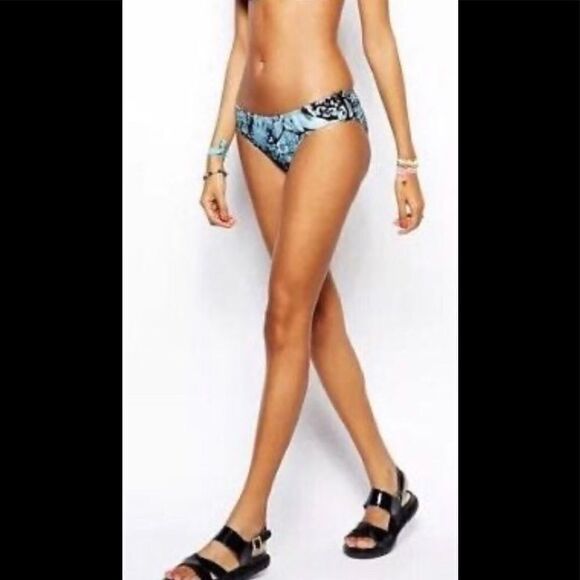 INSIGHT blue and black bikini bottoms. NWT - Picture 2 of 8